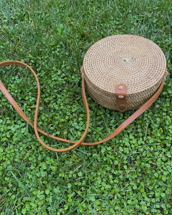 Rattan Circle Bag